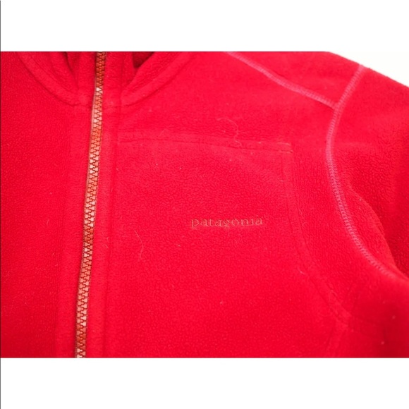 Patagonia Red Reversible Fleece Jacket Sz XS - Picture 11 of 12